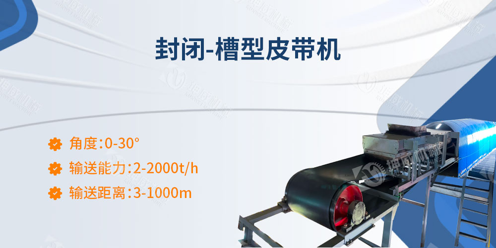 封閉槽型皮帶機簡介